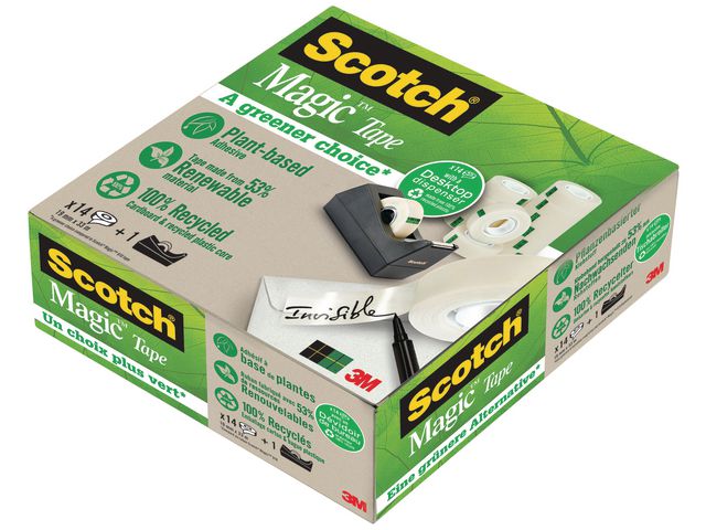 Dokumenttejp SCOTCH 19mmx33m +C38 14/fp