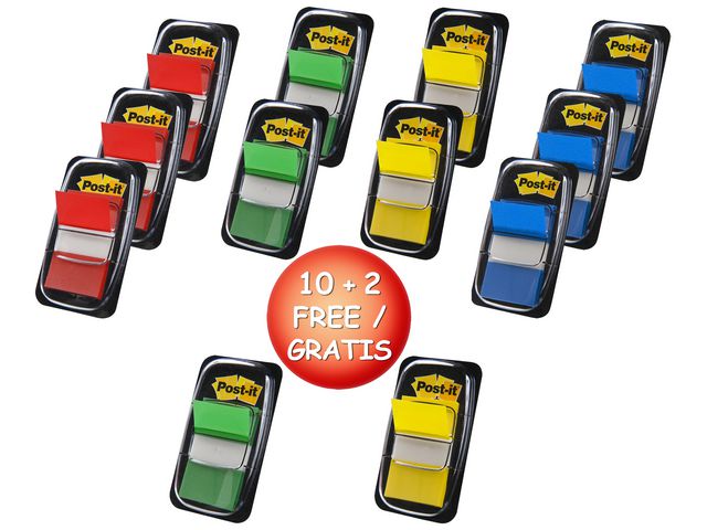 Index POST-IT 25,4x43,2mm värdep. 600/fp