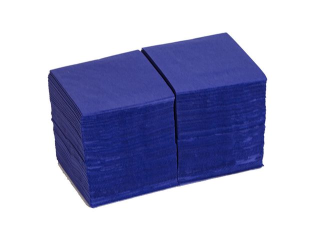 Servett 3-lags 24x24cm mörkblå 250/fp