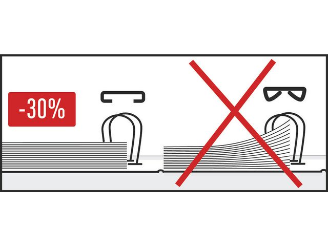 Häftapparat LEITZ 5523 FC 40 ark blå
