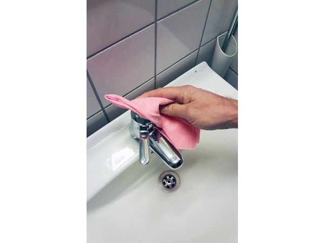 Dispenser ACTIVA JustOnce Städduk röd