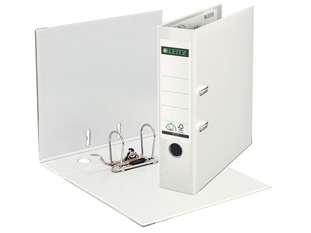 Pärm LAF LEITZ 180 EU-hål. A4/80mm vit