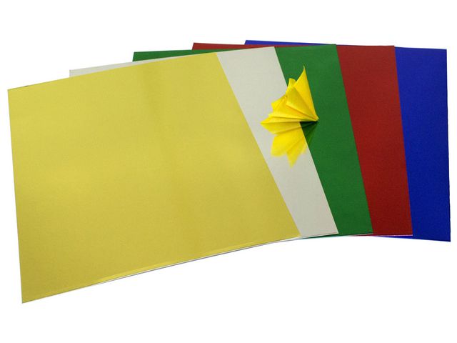 Spegelkartong 25x35cm 280g 5 färger