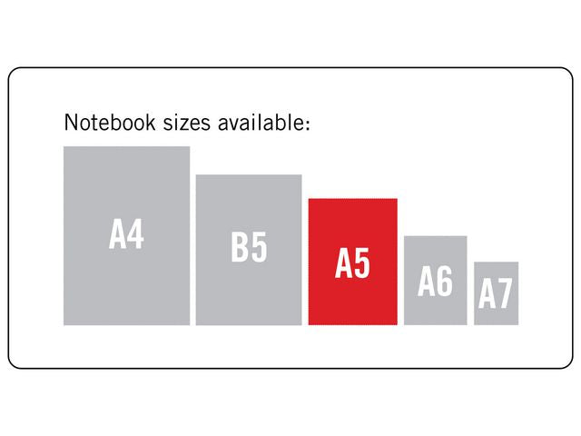 Ant.bok OXFORD A5 hard linj