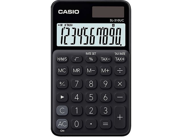 Miniräknare CASIO SL-310UC svart