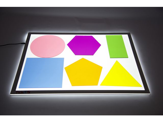 Geometriska figurer för ljusbord 6/fp