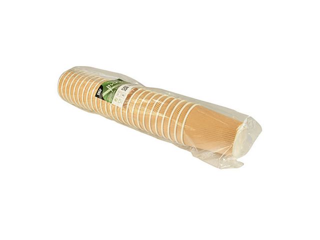 Pappersbägare PURE 20cl RippleWall 25/fp
