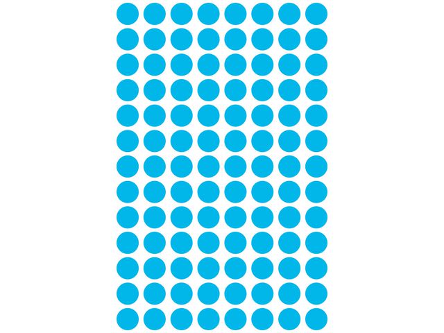 Färgkodningsprick AVERY Ø8mm blå 416/fp