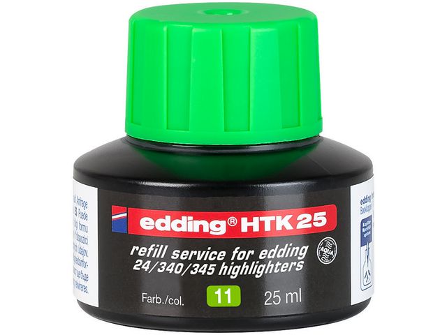 Refill EDDING HTK 25 ink grön 25 ml