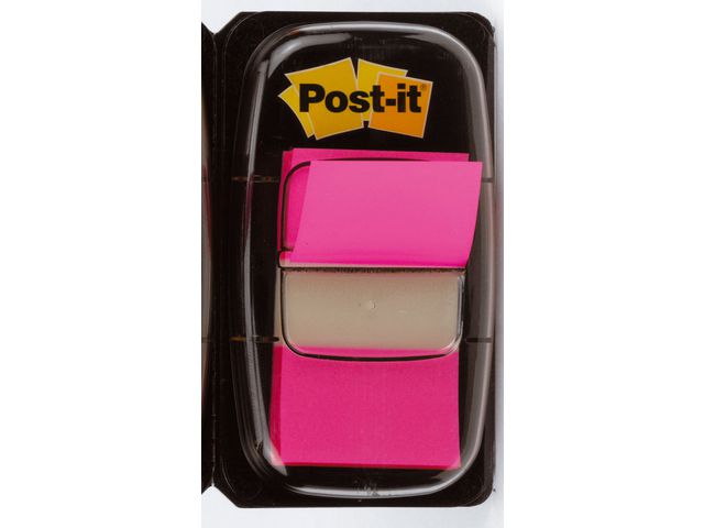 Index POST-IT 25,4x43,2mm cerise 50/fp