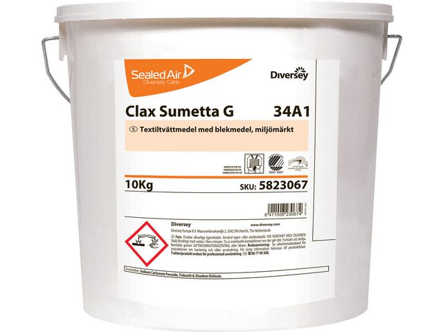 Tvättmedel CLAX Sumetta, hink 10kg