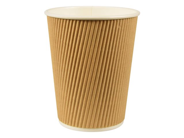 Pappersbägare PURE 20cl RippleWall 25/fp