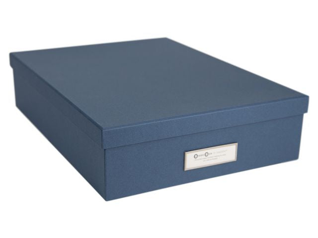 Förvaringsbox m.lock kartong A4