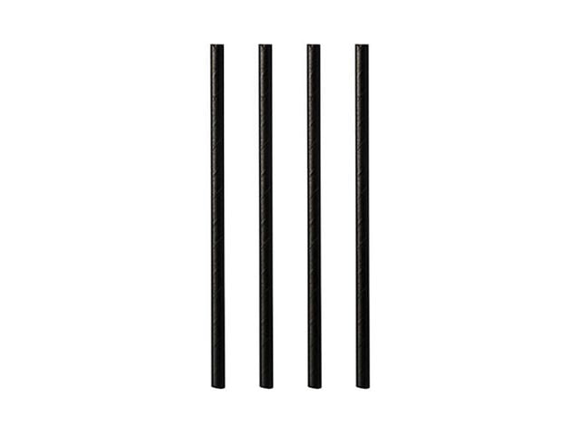 Sugrör PURE papper 8mmx21cm svart 100/fp