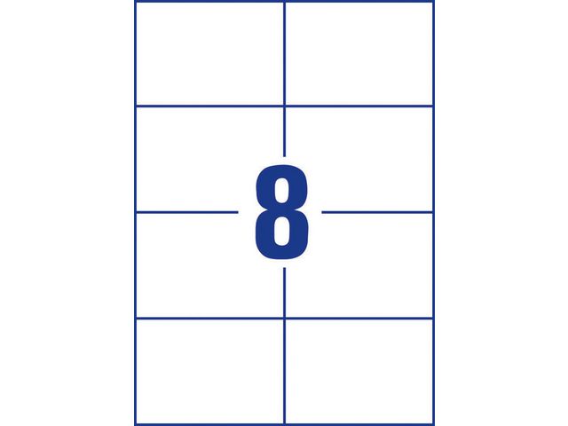 Etikett AVERY 105x74mm 800/fp