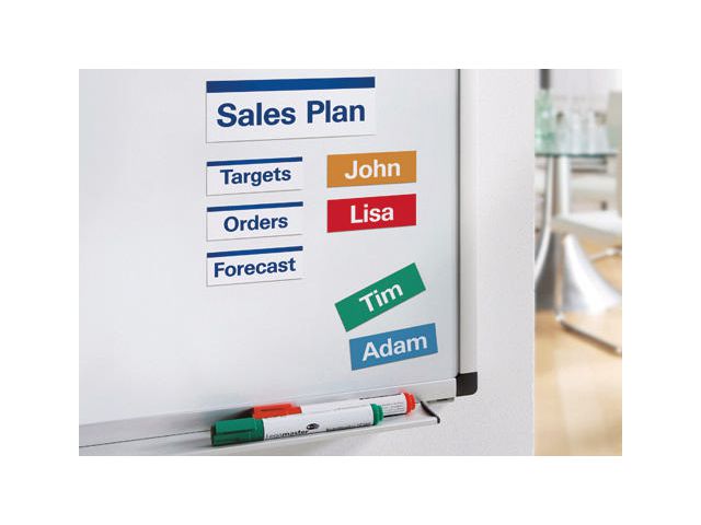 Etikett AVERY magnetic sign A4 vit 5/fp