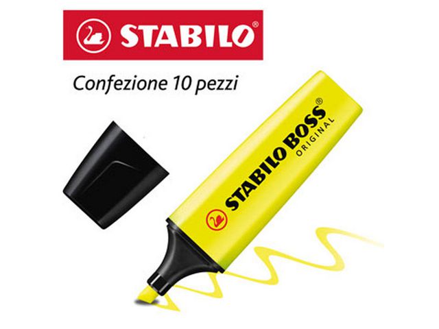 Överstrykningspenna STABILO Boss Gul