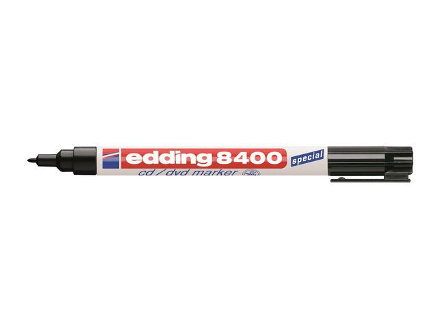 Märkpenna EDDING 8400 CD/DVD svart