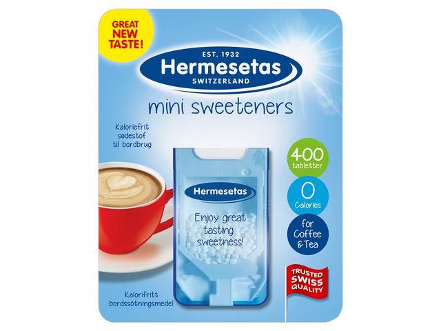 Sötningsmedel original HERMESETAS 400/fp