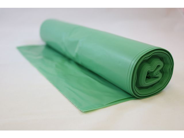 Plastsäck BIO-PE 70L grön 25/rl