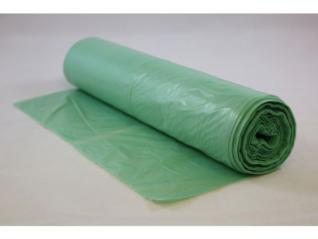 Papperskorgspåse BIO-PE 30L grön 100/rl