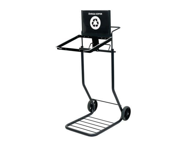 Säckvagn ACTIVA sortering 125L svart