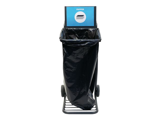 Säckvagn ACTIVA sortering 125L svart