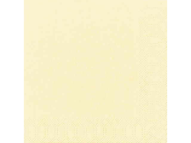 Servett DUNI 1-lags 33x33cm Creme 500/fp