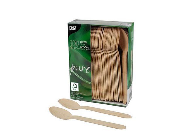 Bestick Sked PURE FSC 15,7cm 100/fp