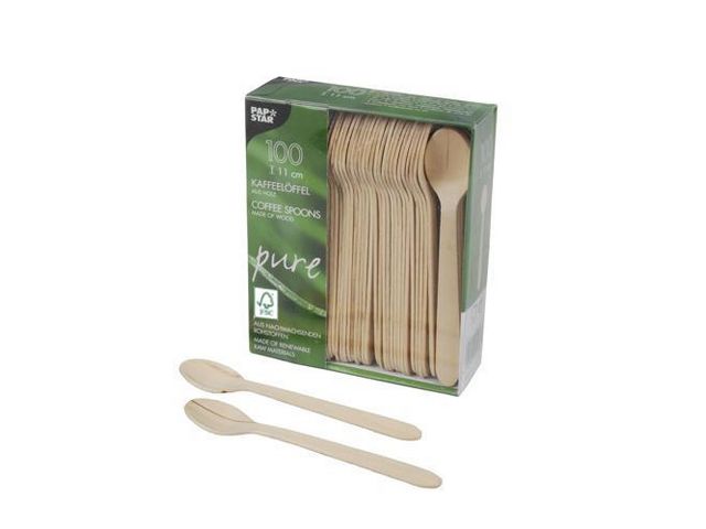 Bestick Kaffesked PURE FSC 11cm 100/fp