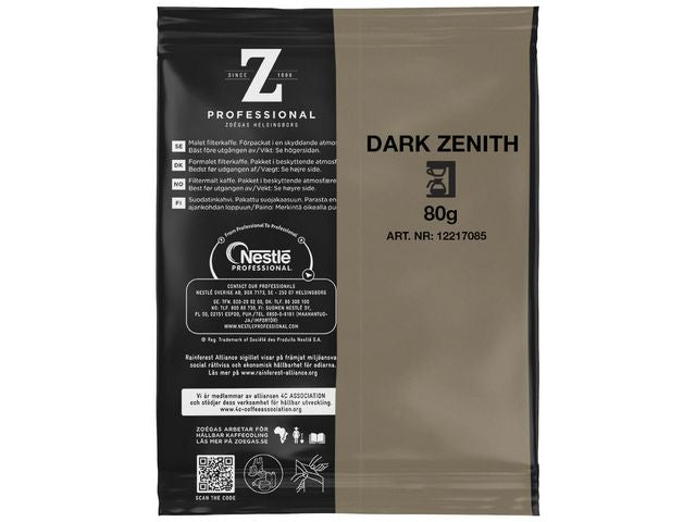 Kaffe ZOÉGAS Dark Zenith 60x80g