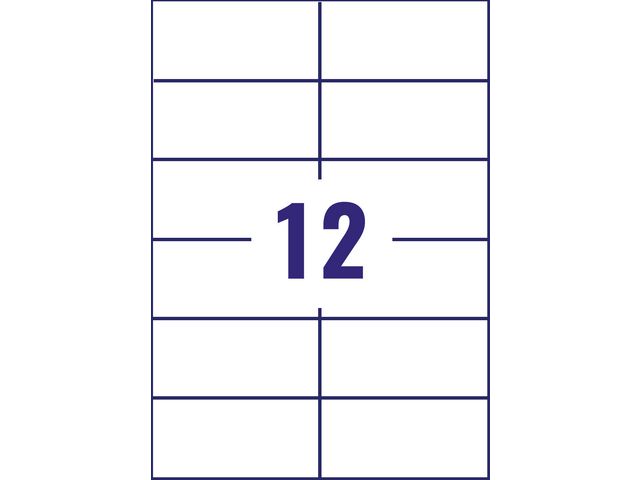 Etikett AVERY avtagbar 99,1x42,3 300/fp