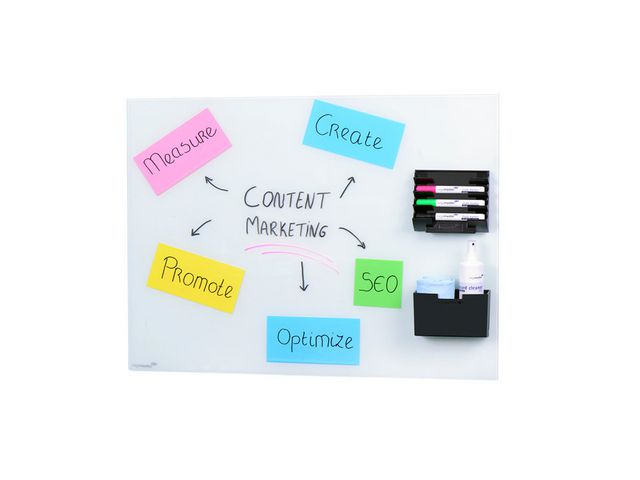 Tillbehörsbox glastavla svart