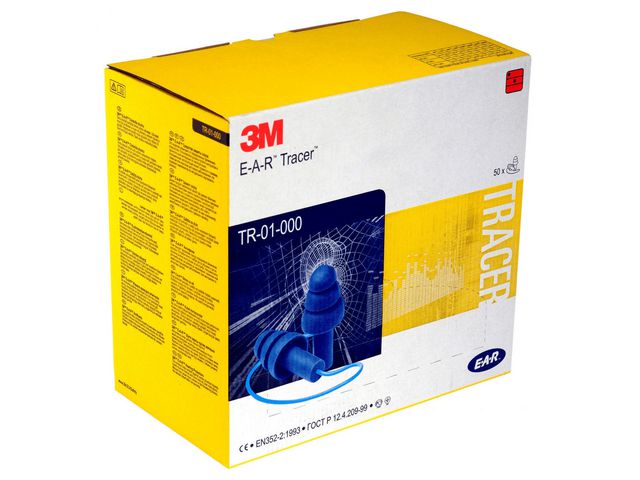 Öronpropp 3M Tracer detekterbara 50 par
