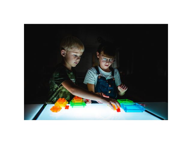 Geometriska figurer för ljusbord 6/fp