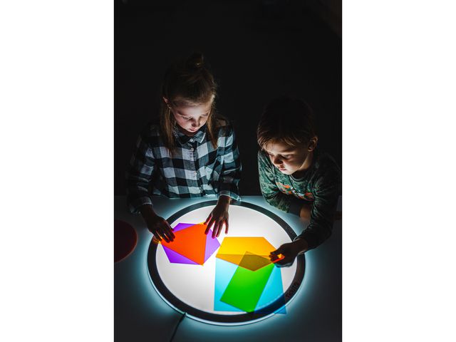 Geometriska figurer för ljusbord 6/fp