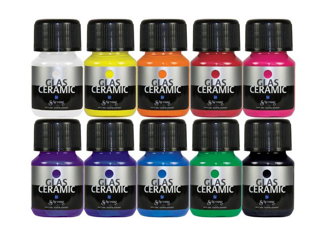 Glas- och porslinsfärg 10/fp