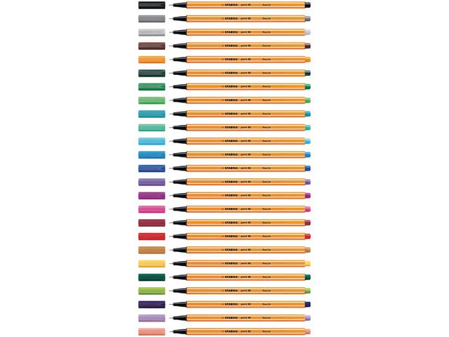 Fineliner STABILO Point 88 blå