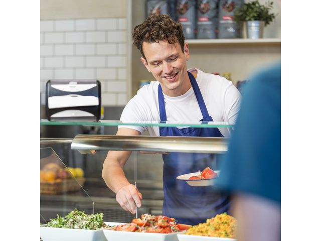 Servett TORK Uni N4 1-lag vit 1125/fp