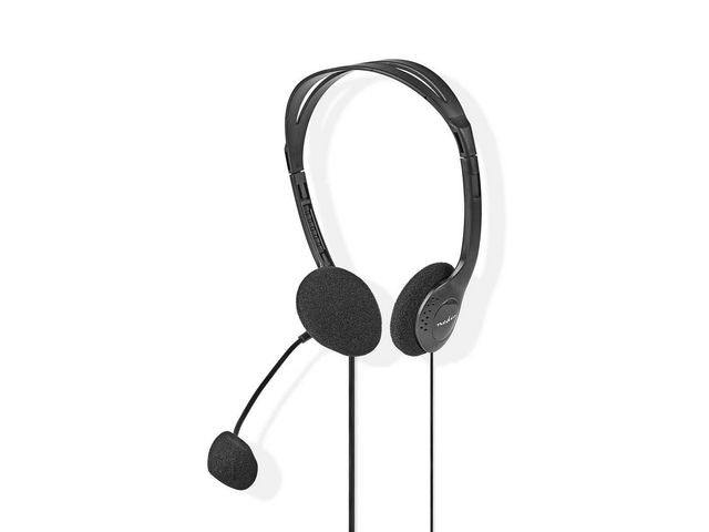 Datorheadset NEDIS CHST100 svart