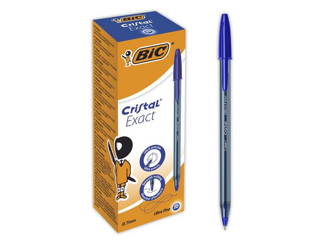 Kulpenna BIC Cristal 0,7 blå