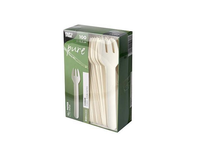 Bestick Gaffel PURE Papper 15,5cm 100/fp