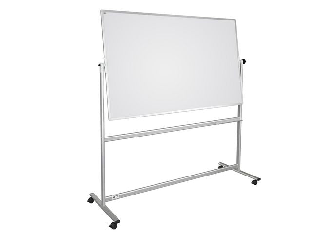 Whiteboard dubbelsidig emalj 150x120cm