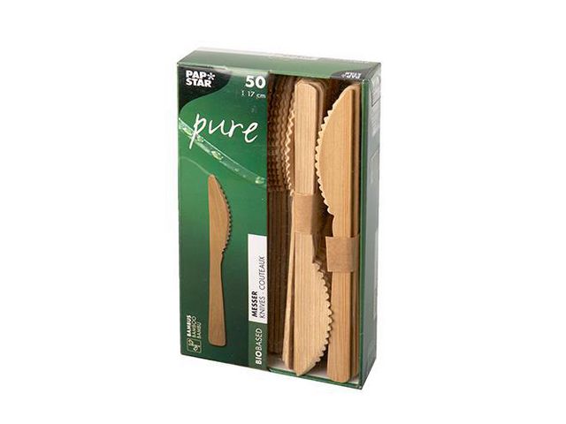 Bestick Kniv PURE Bambu 17cm 50/fp