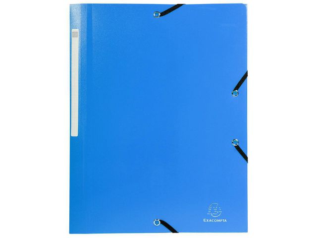 Gummibandsmapp PP sort färger