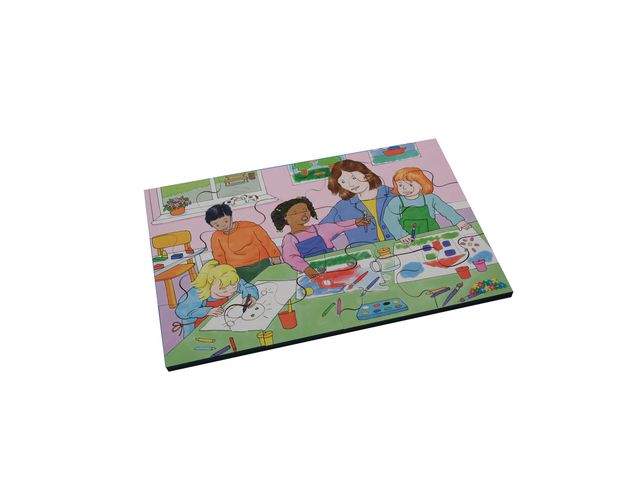 Pussel känslor 4 olika pussel