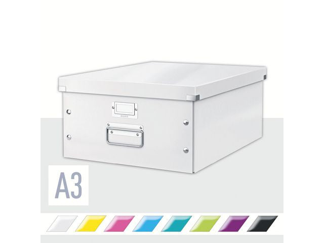 Förvaringslåda ClicknStore stor vit