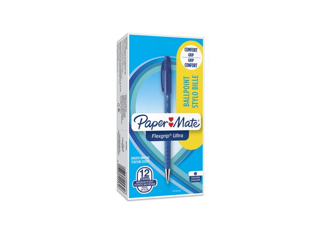 Kulpenna PAPER MATE FlexGrip Cap 1,0 blå