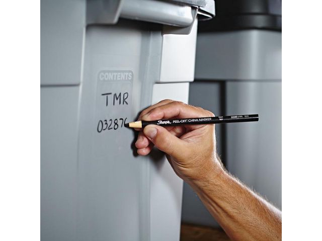 Märkpenna vax SHARPIE China vit