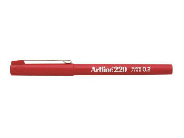 Fineliner ARTLINE 220 0,2 mm röd